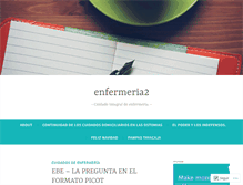 Tablet Screenshot of enfermeria2.com
